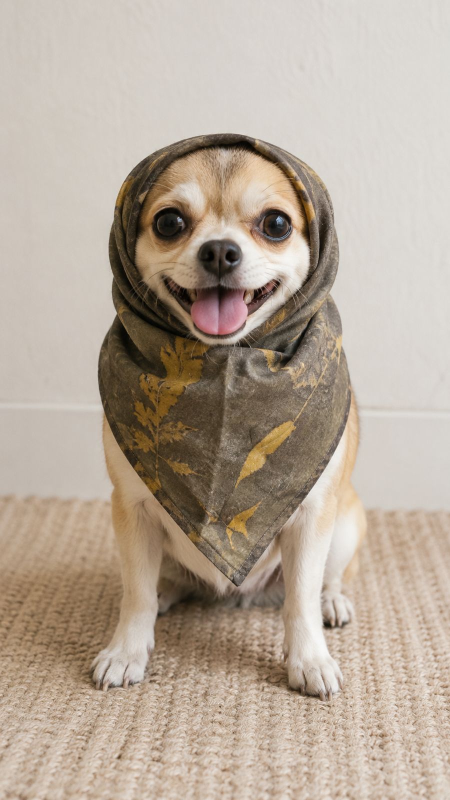 Jade meadow scarf