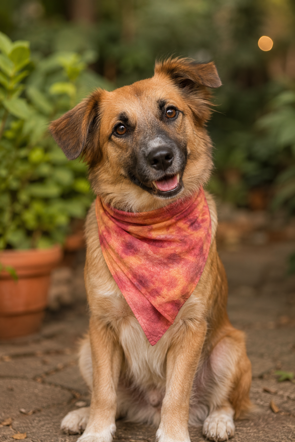Sunset Linen Scarf